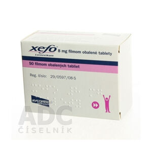 Xefo 8 mg filmom obalené tablety